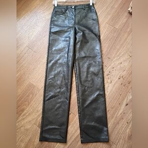 Wilfred Faux Leather Melina Pants sz 0